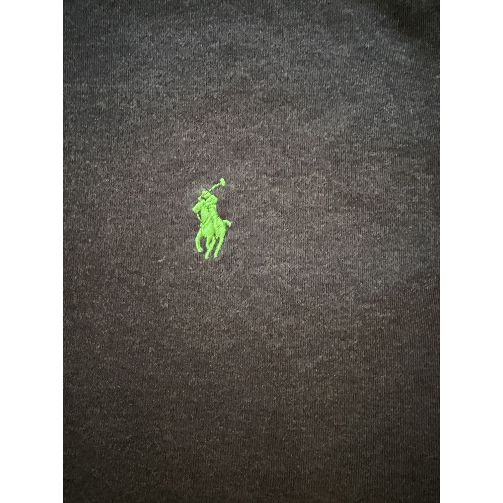 Polo Ralph Lauren Mens Polo Shirt Soft Cotton Navy Blue Green Pony Logo Size XXL - Picture 2 of 6
